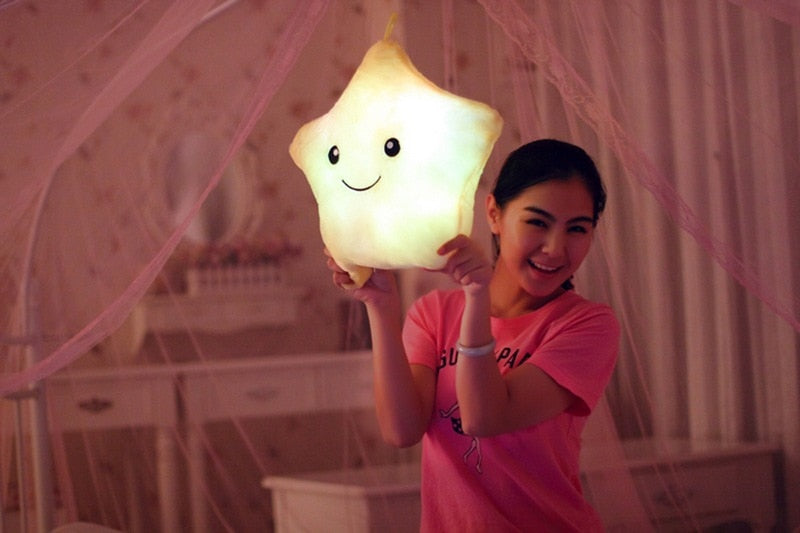 LED Luminous Star Pillow