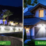 LED Outdoor Solar Wall Lamp PIR Motion Sensor