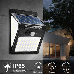 LED Outdoor Solar Wall Lamp PIR Motion Sensor