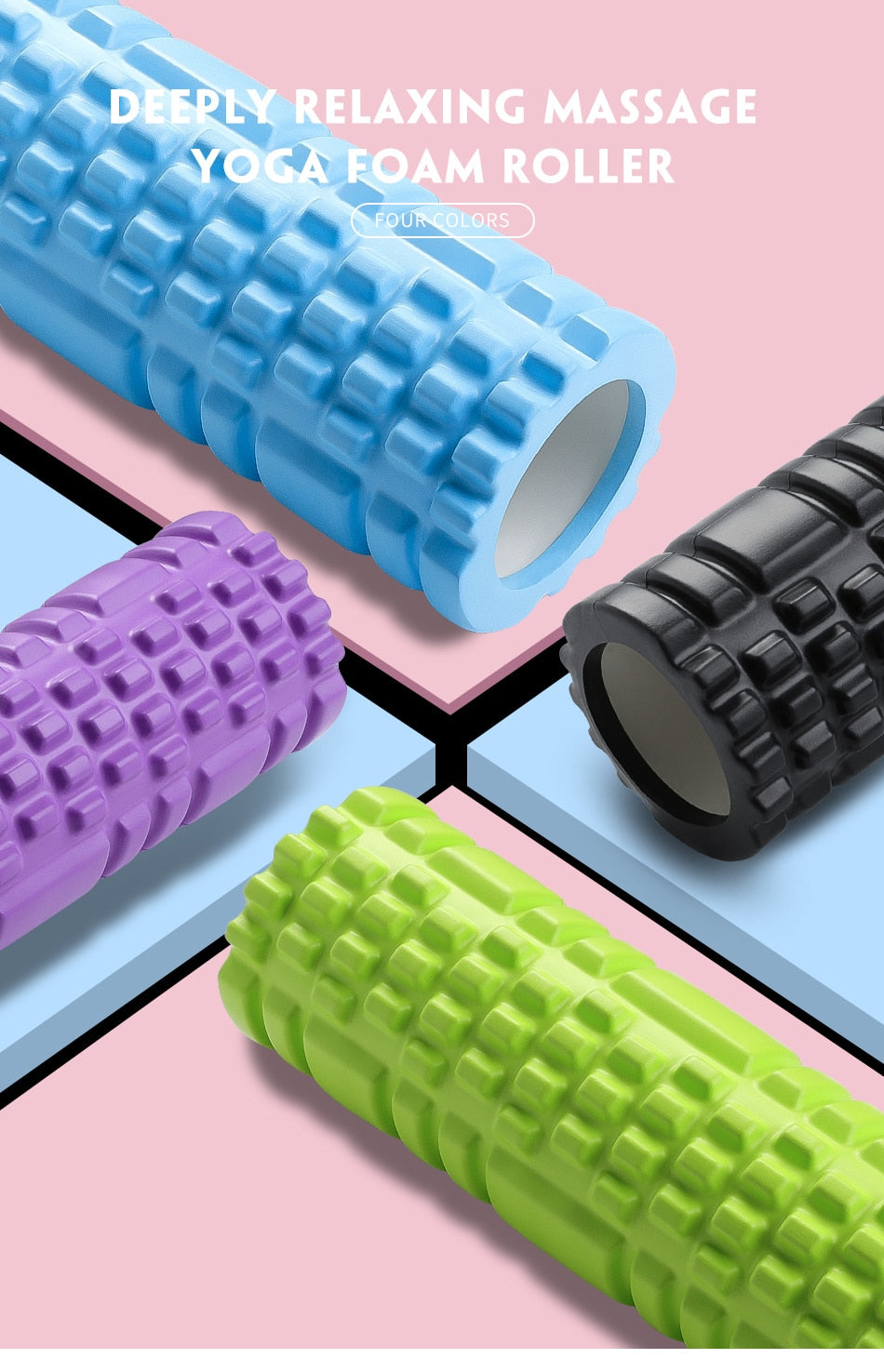 Grid Massage Foam Roller