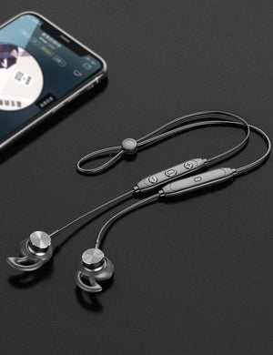 Wireless Bluetooth Sports Earphones with HD Microphone and Neckband