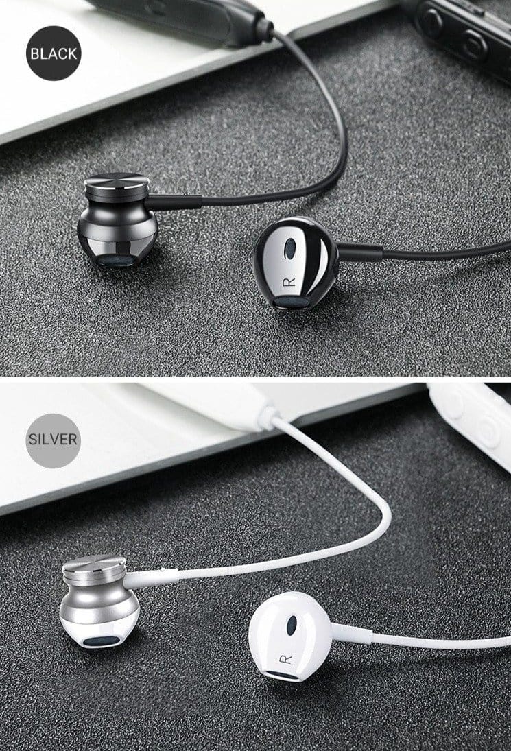 Wireless Bluetooth Sports Earphones with HD Microphone and Neckband