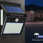 LED Outdoor Solar Wall Lamp PIR Motion Sensor