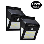 LED Outdoor Solar Wall Lamp PIR Motion Sensor