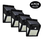 LED Outdoor Solar Wall Lamp PIR Motion Sensor