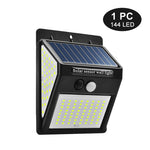 LED Outdoor Solar Wall Lamp PIR Motion Sensor