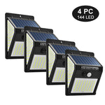 LED Outdoor Solar Wall Lamp PIR Motion Sensor