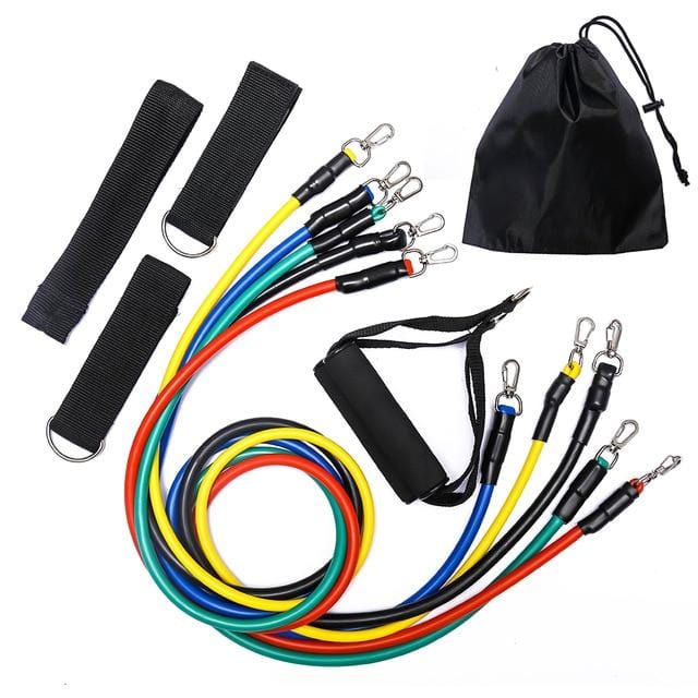 Resistance Bands Sets (11 piece) with accessories