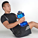 2 in 1 Plastic Dumbbell and Water Bottle