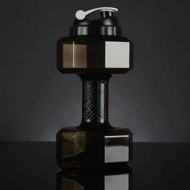 2 in 1 Plastic Dumbbell and Water Bottle