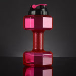 2 in 1 Plastic Dumbbell and Water Bottle