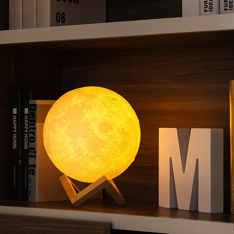 3D  LED Moon Lamp