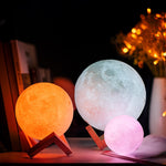 3D  LED Moon Lamp