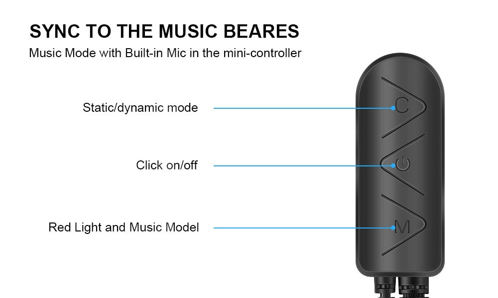 Music LED Light Strip RGB 5050